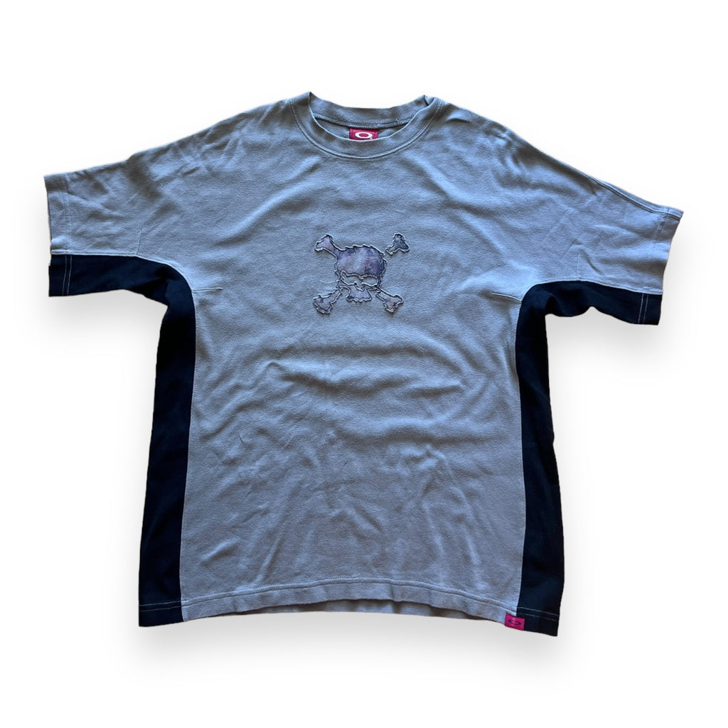 Camiseta vintage Oakley embroidered skull - L