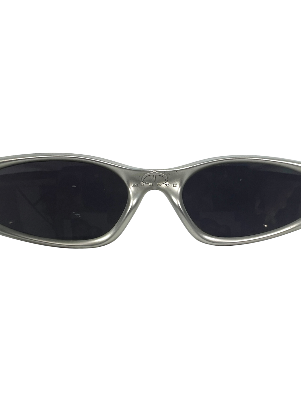 Oakley Minute Silver Frame Black Iridium Lens Sunglasses