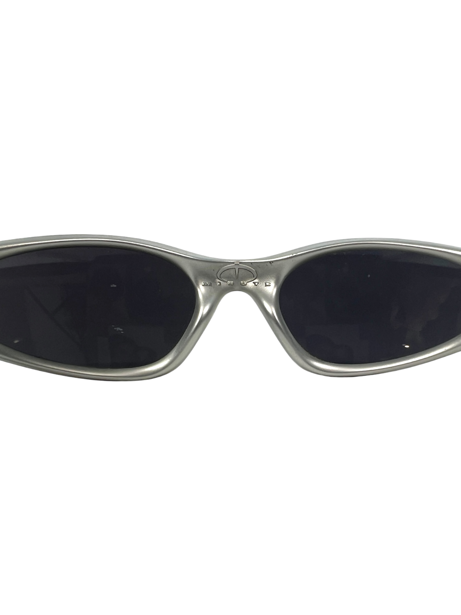 Oakley Minute Silver Frame Black Iridium Lens Sunglasses