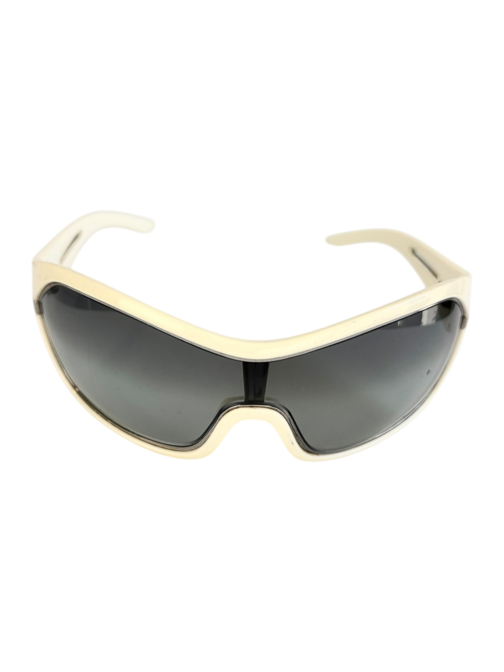 00'S PRADA MASK IVORY SUNGLASSES