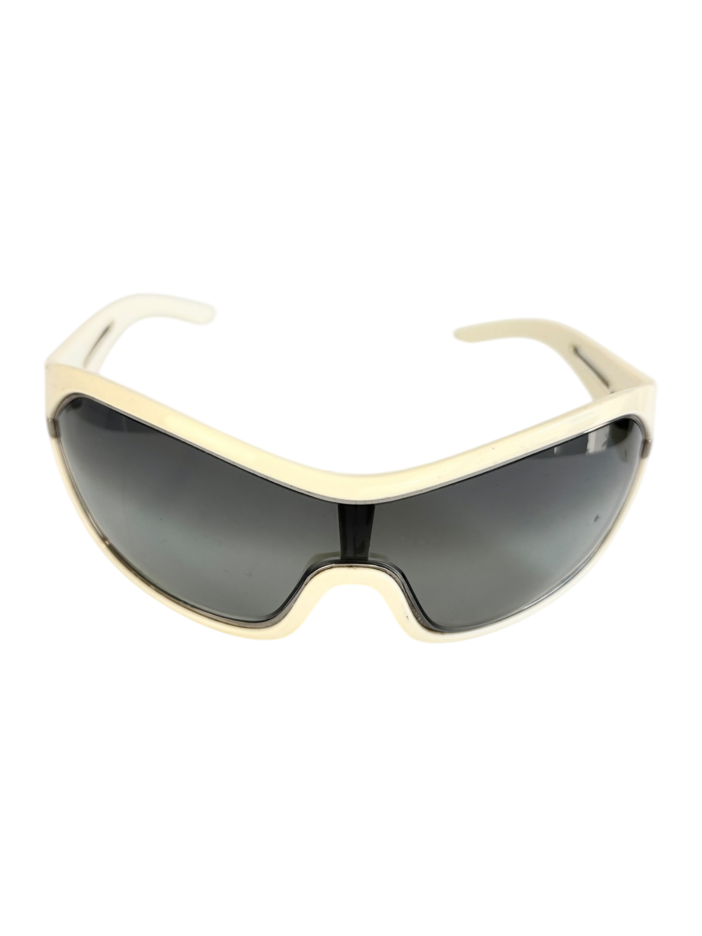 00'S PRADA MASK IVORY SUNGLASSES