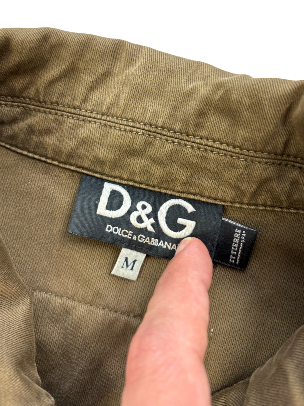 DOLCE & GABBANA FW 2003 MILITARY CARGO JACKET