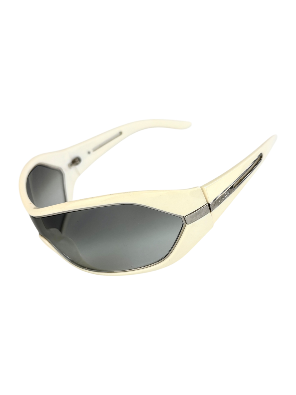 00'S PRADA MASK IVORY SUNGLASSES