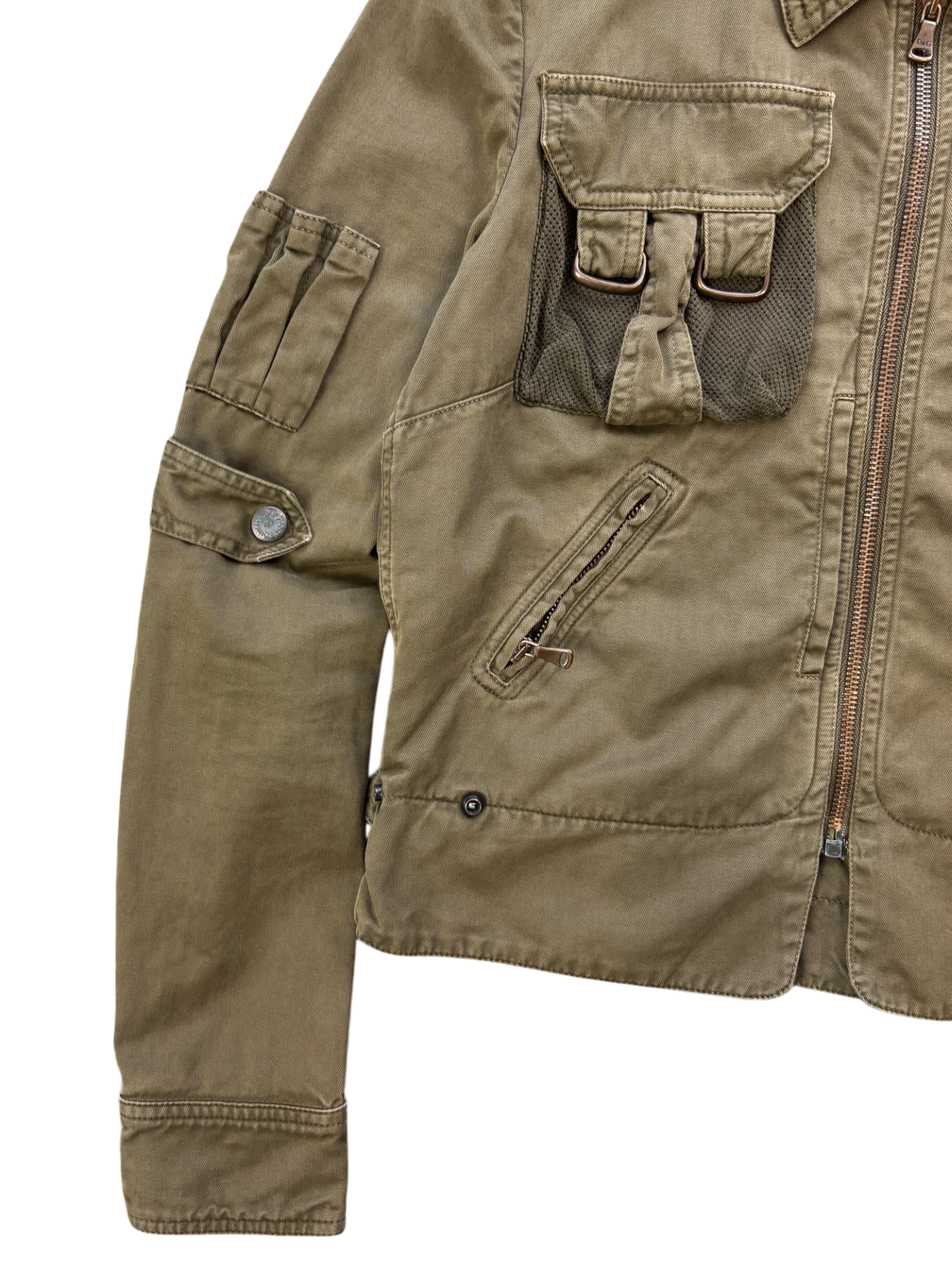 DOLCE & GABBANA FW 2003 MILITARY CARGO JACKET