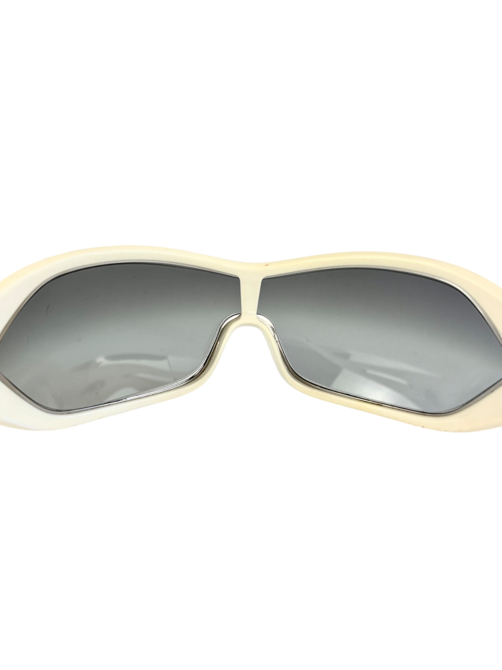 00'S PRADA MASK IVORY SUNGLASSES