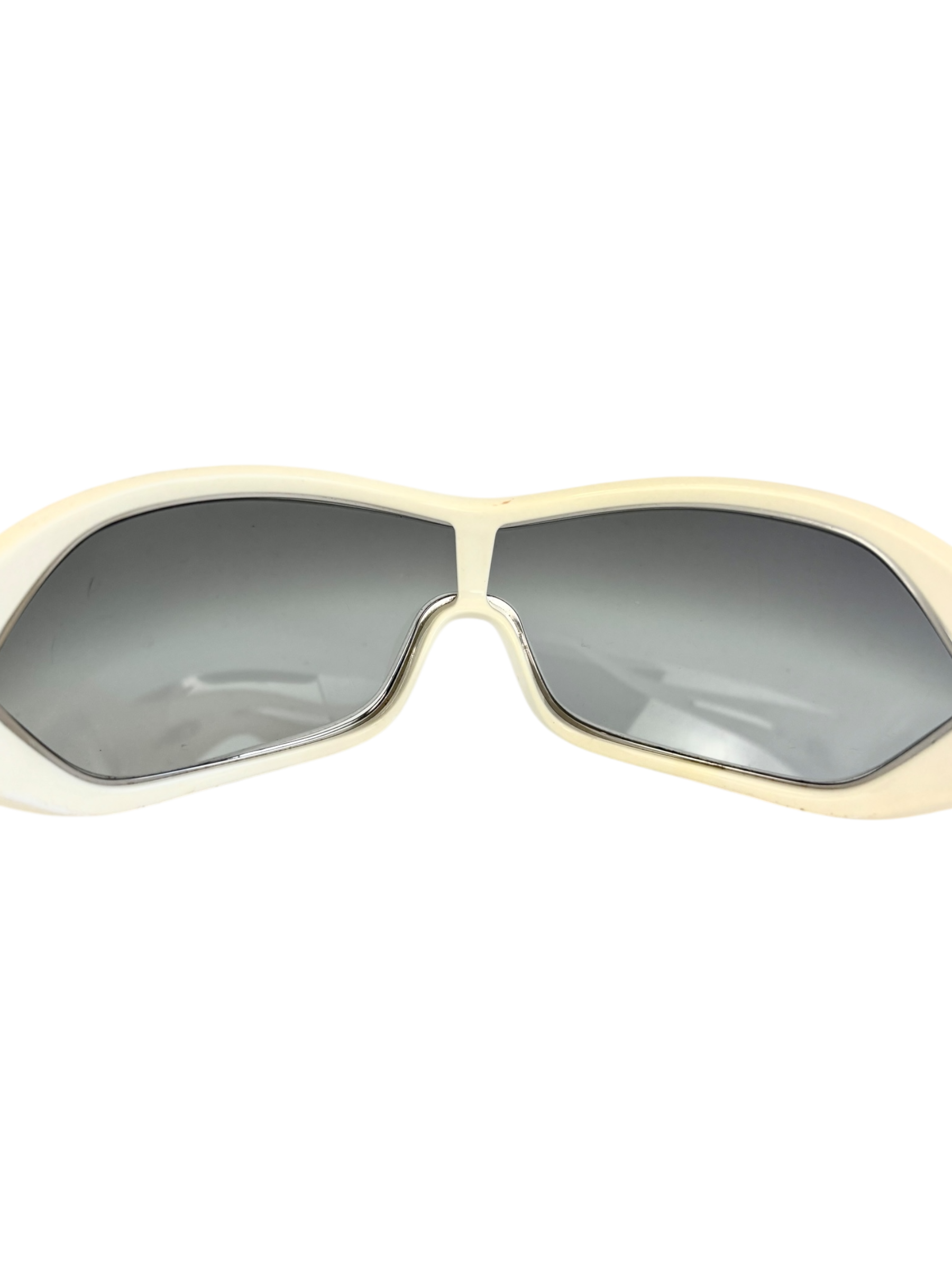 00'S PRADA MASK IVORY SUNGLASSES