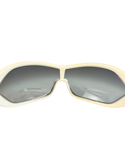 00'S PRADA MASK IVORY SUNGLASSES