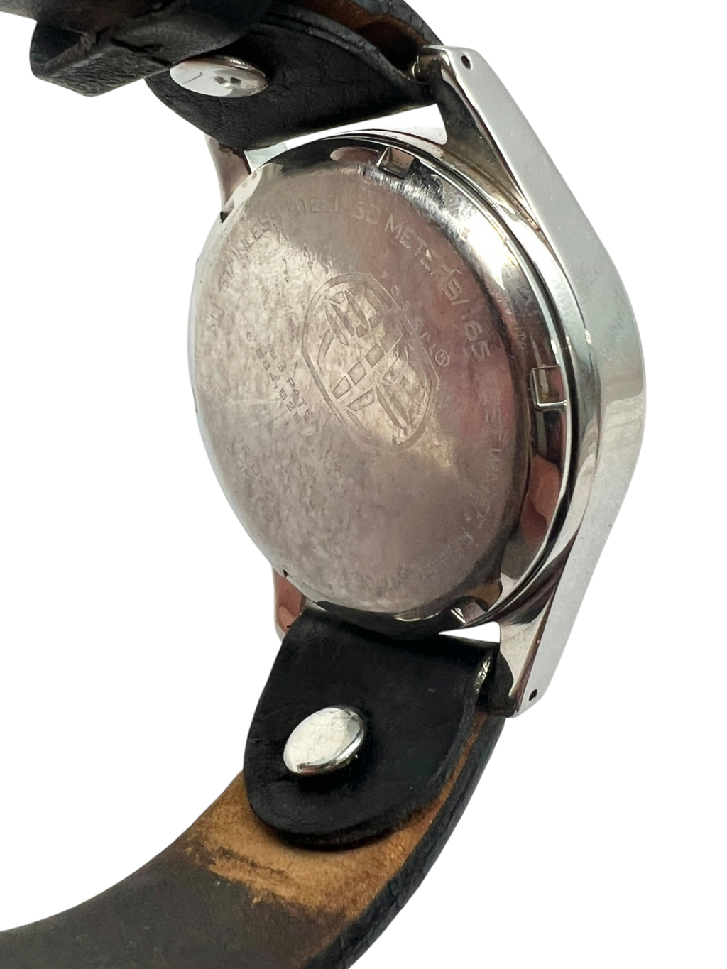 2000's Fossil Big Tic Leather Strap