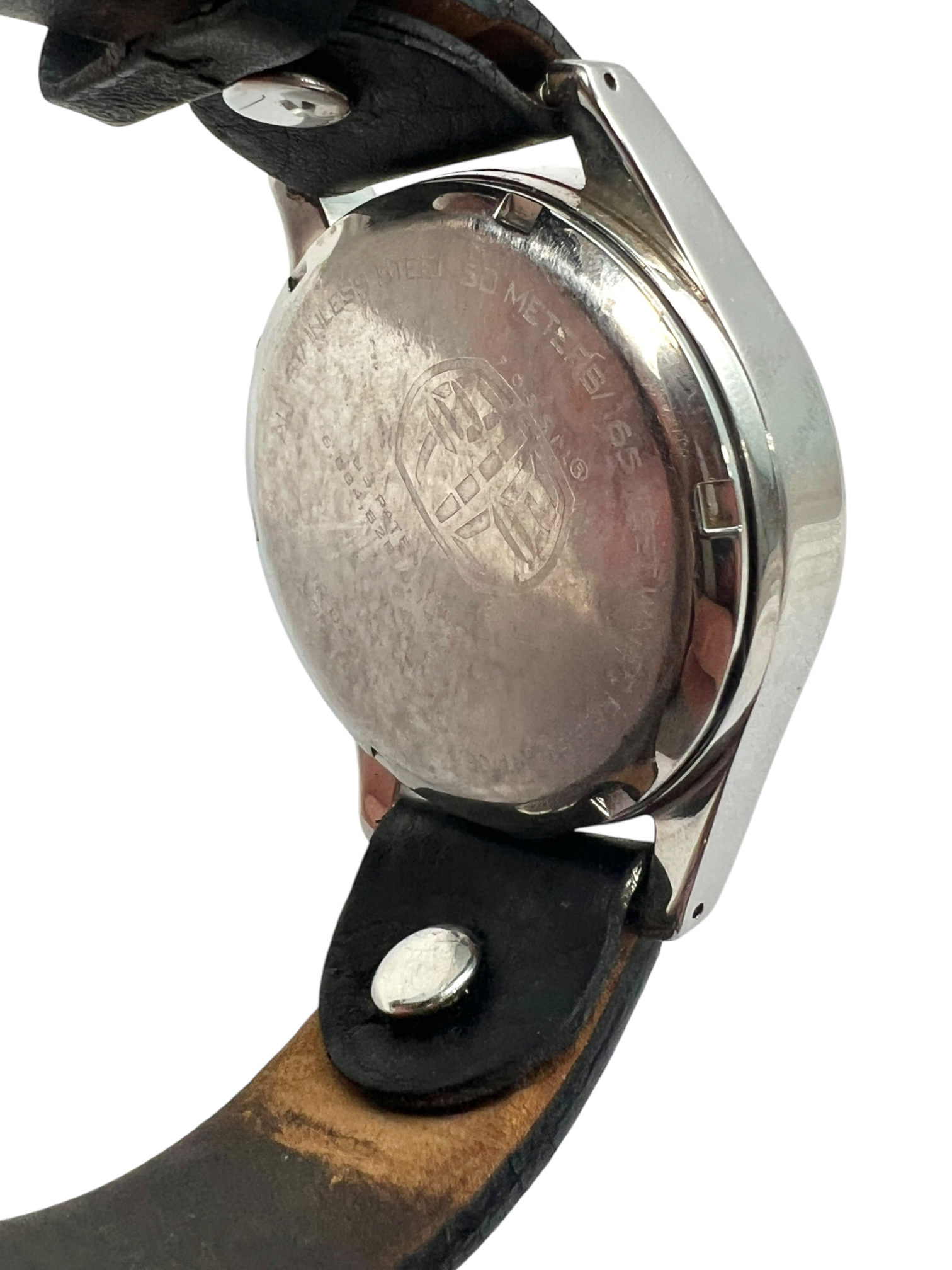 2000's Fossil Big Tic Leather Strap