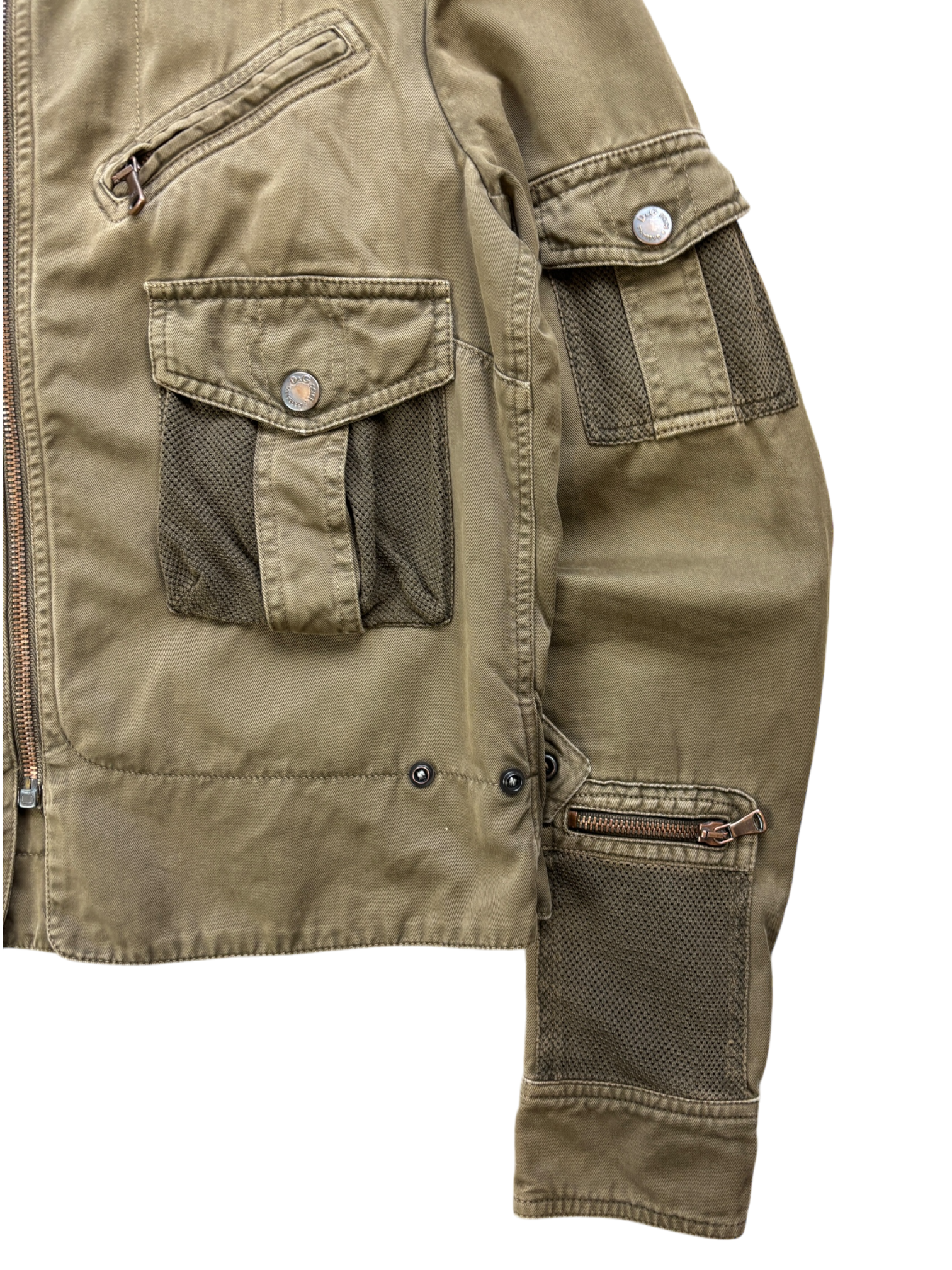 DOLCE & GABBANA FW 2003 MILITARY CARGO JACKET
