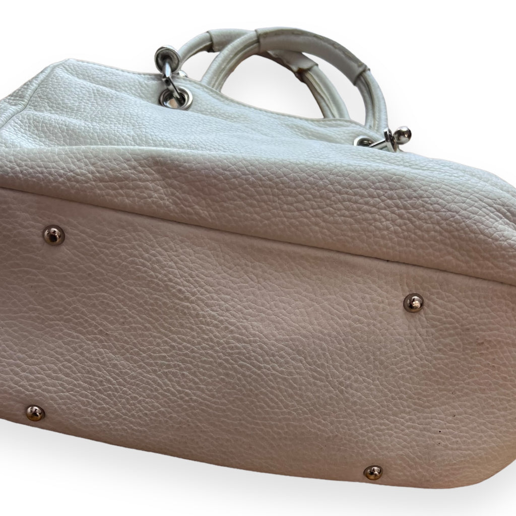 Bolso de mano Jil sander de cuero blanco