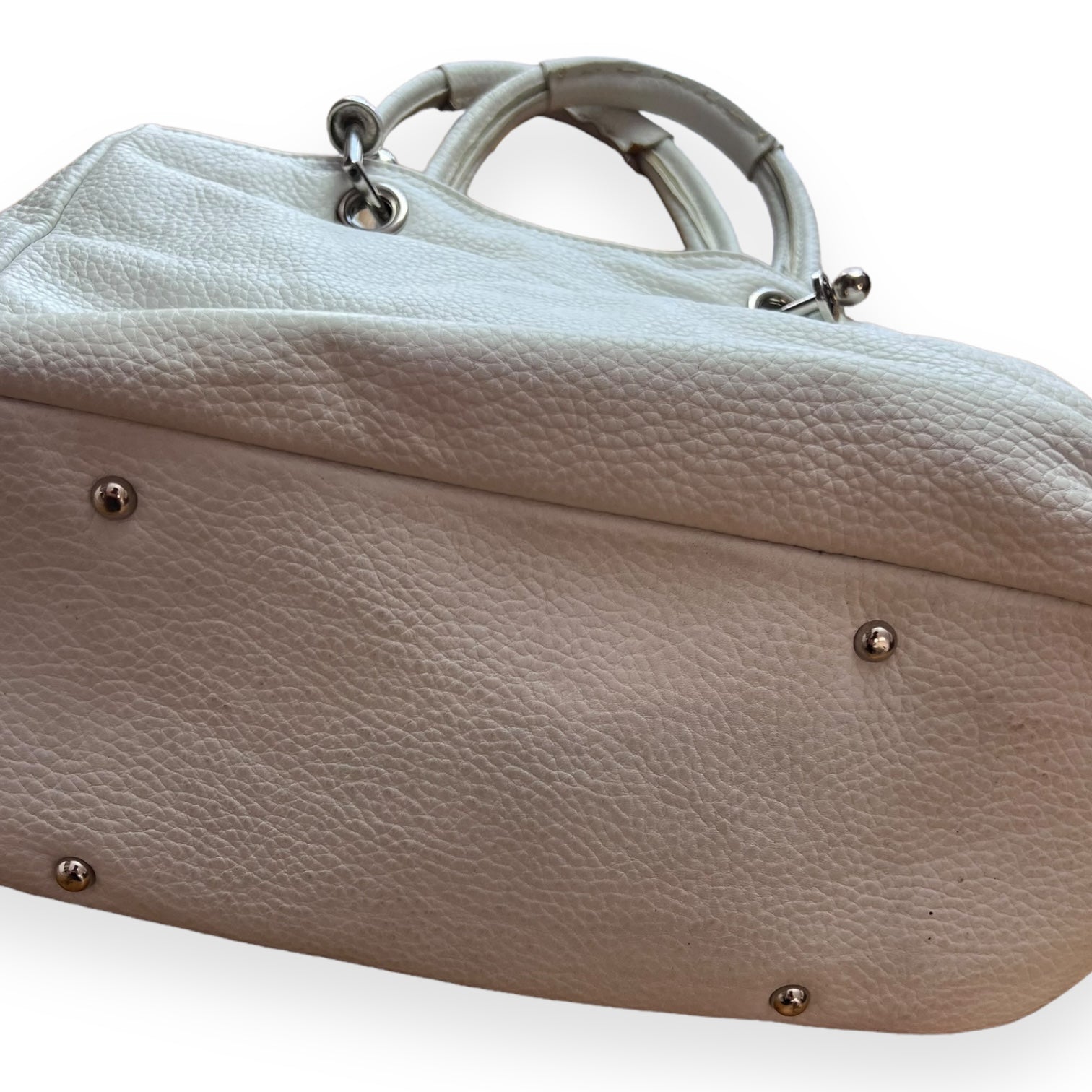 Bolso de mano Jil sander de cuero blanco