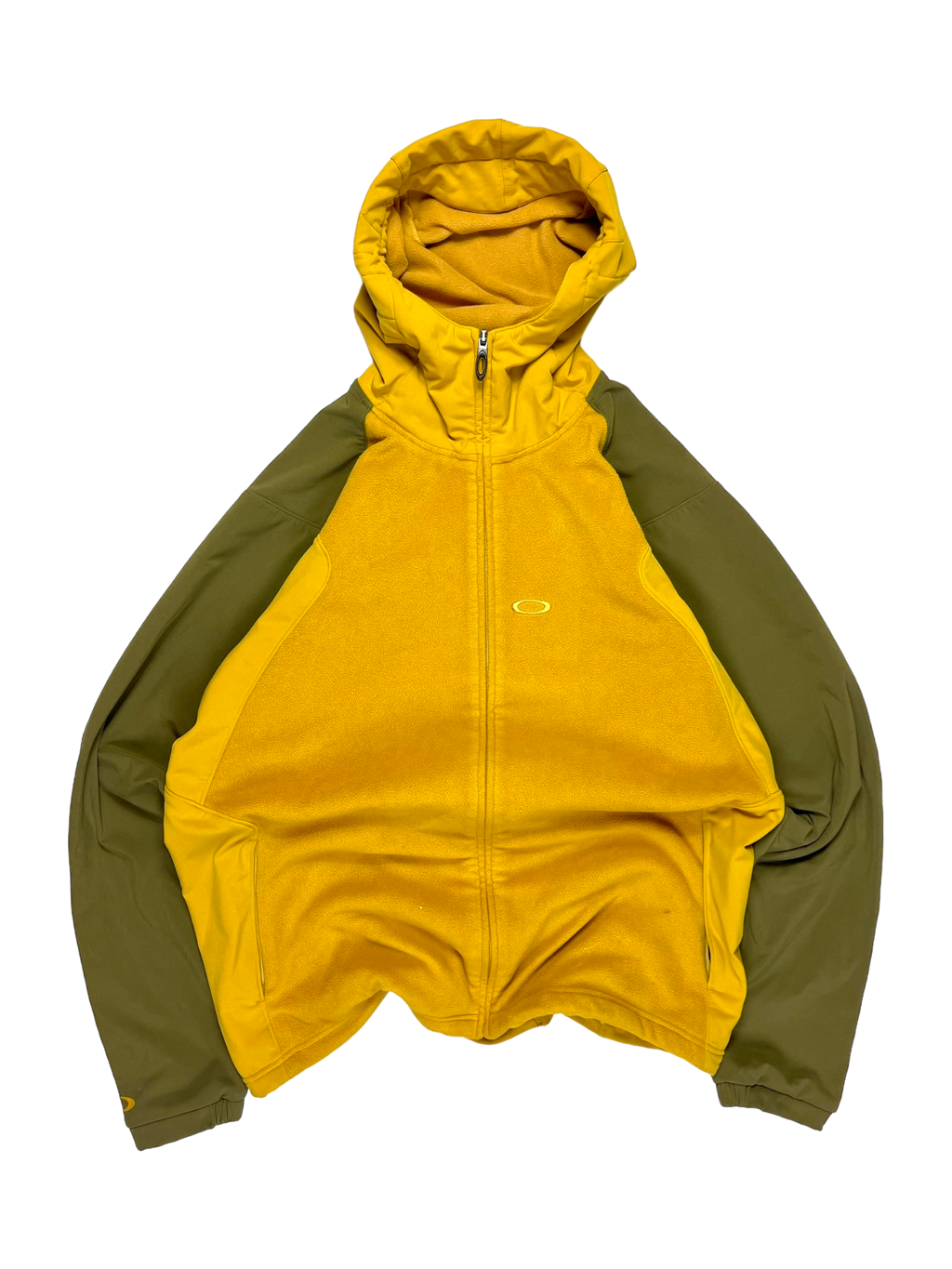 00's Oakley panelled softshell jacket - L