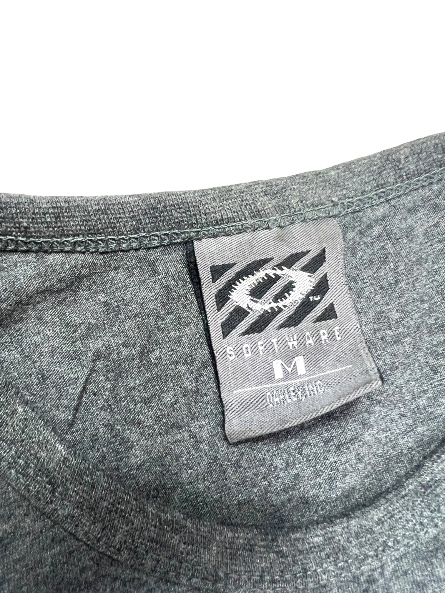 90's Oakley software woman front pocket tee - M