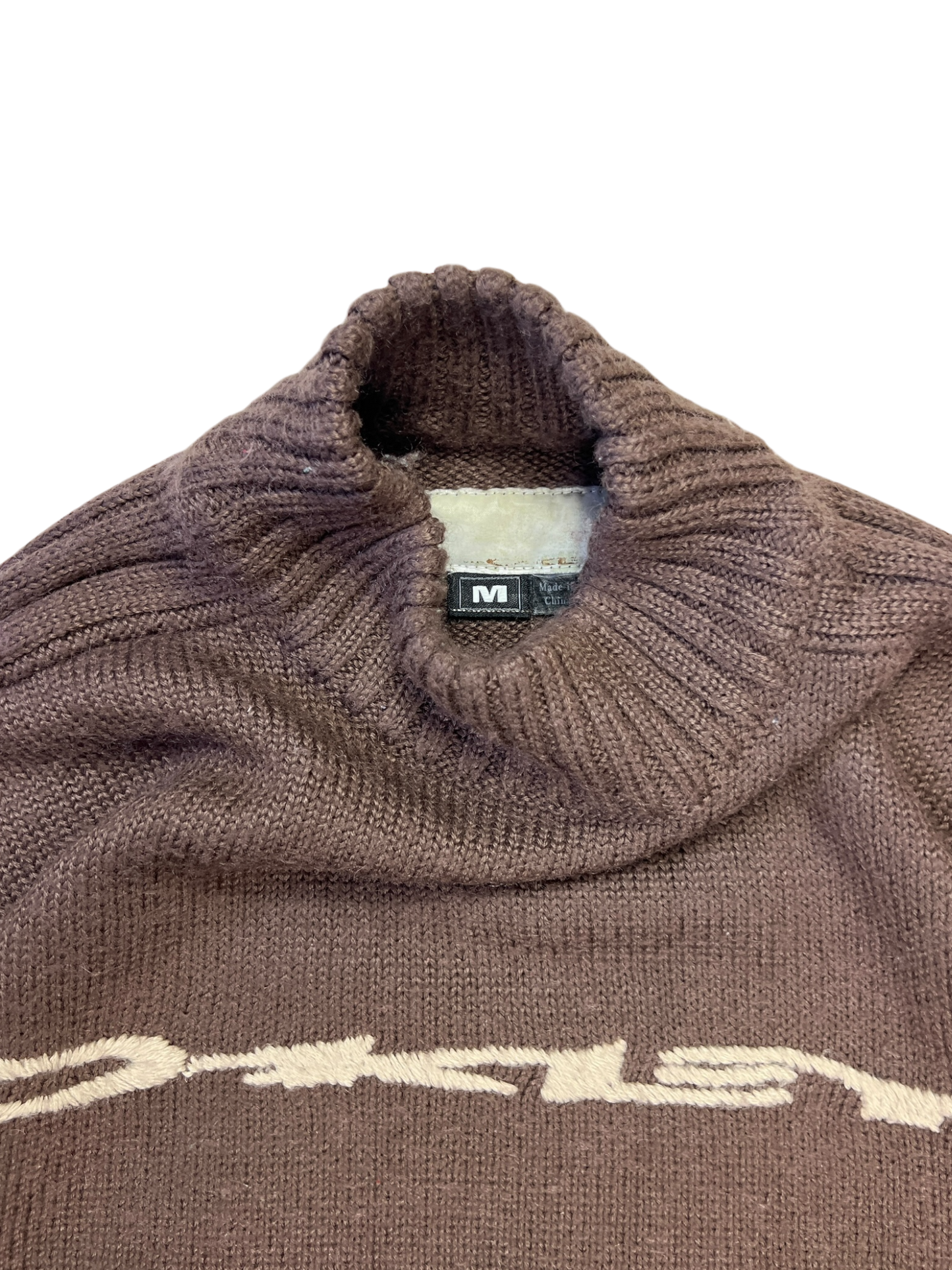 Early 2000's Oakley spell out knit sweater - M