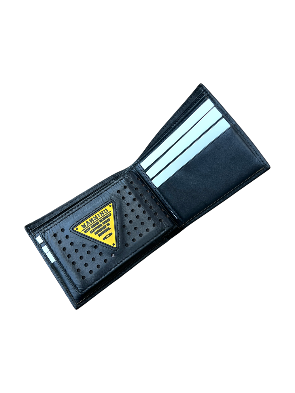 90's Oakley metal icon leather wallet / card holder – 16.88studio 90's Oakley metal icon leather wallet / card holder – 16.88studio