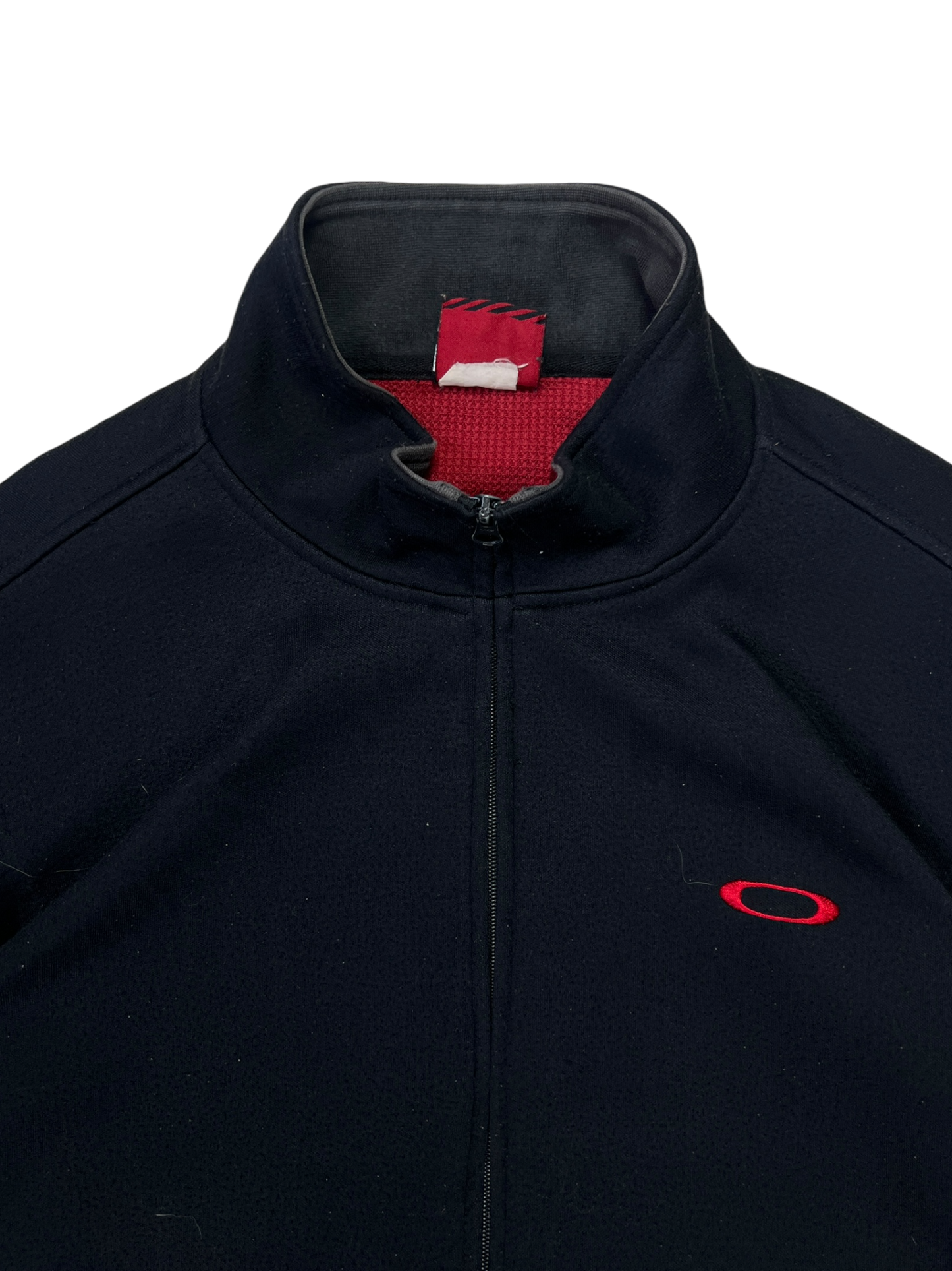 Early 2000's Oakley Embroidered Icon Zip Up Sweater