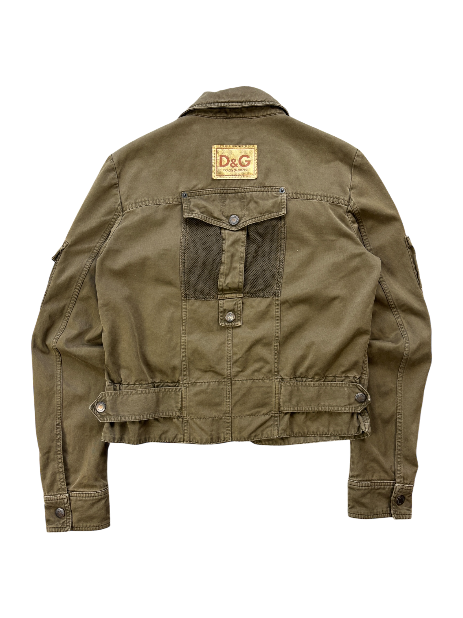 DOLCE & GABBANA FW 2003 MILITARY CARGO JACKET