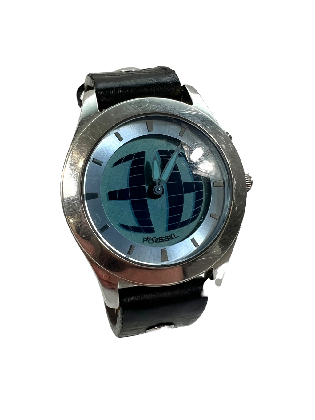 2000's Fossil Big Tic Leather Strap
