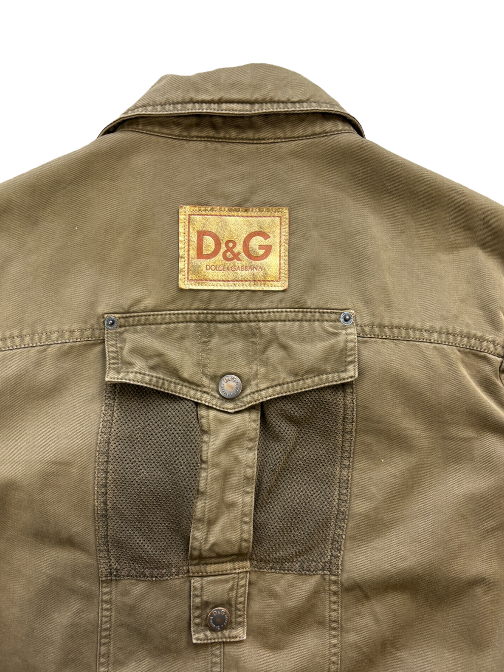 DOLCE & GABBANA FW 2003 MILITARY CARGO JACKET