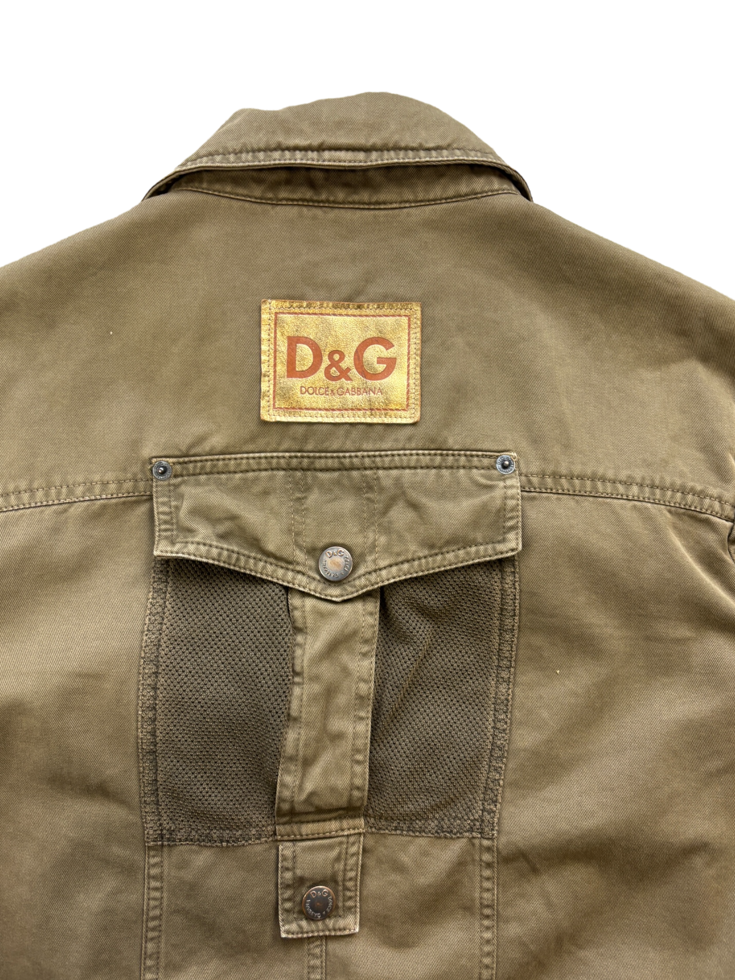 DOLCE & GABBANA FW 2003 MILITARY CARGO JACKET