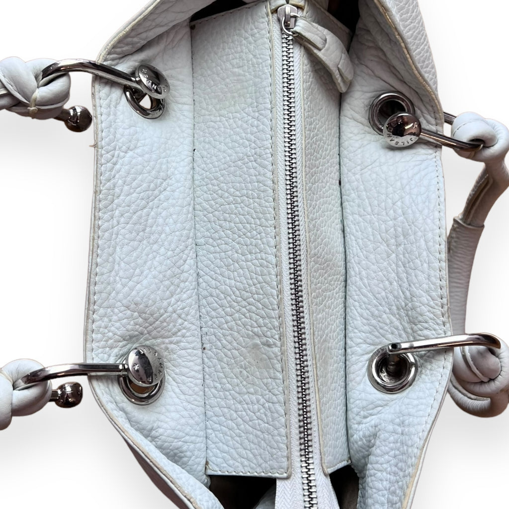 Bolso de mano Jil sander de cuero blanco
