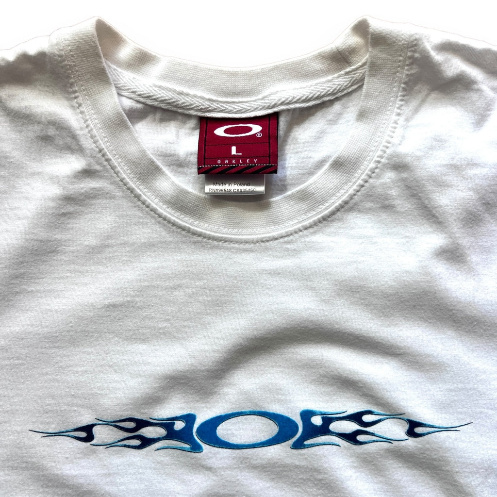 Camiseta early 2000's oakley tribal flame - L (woman)