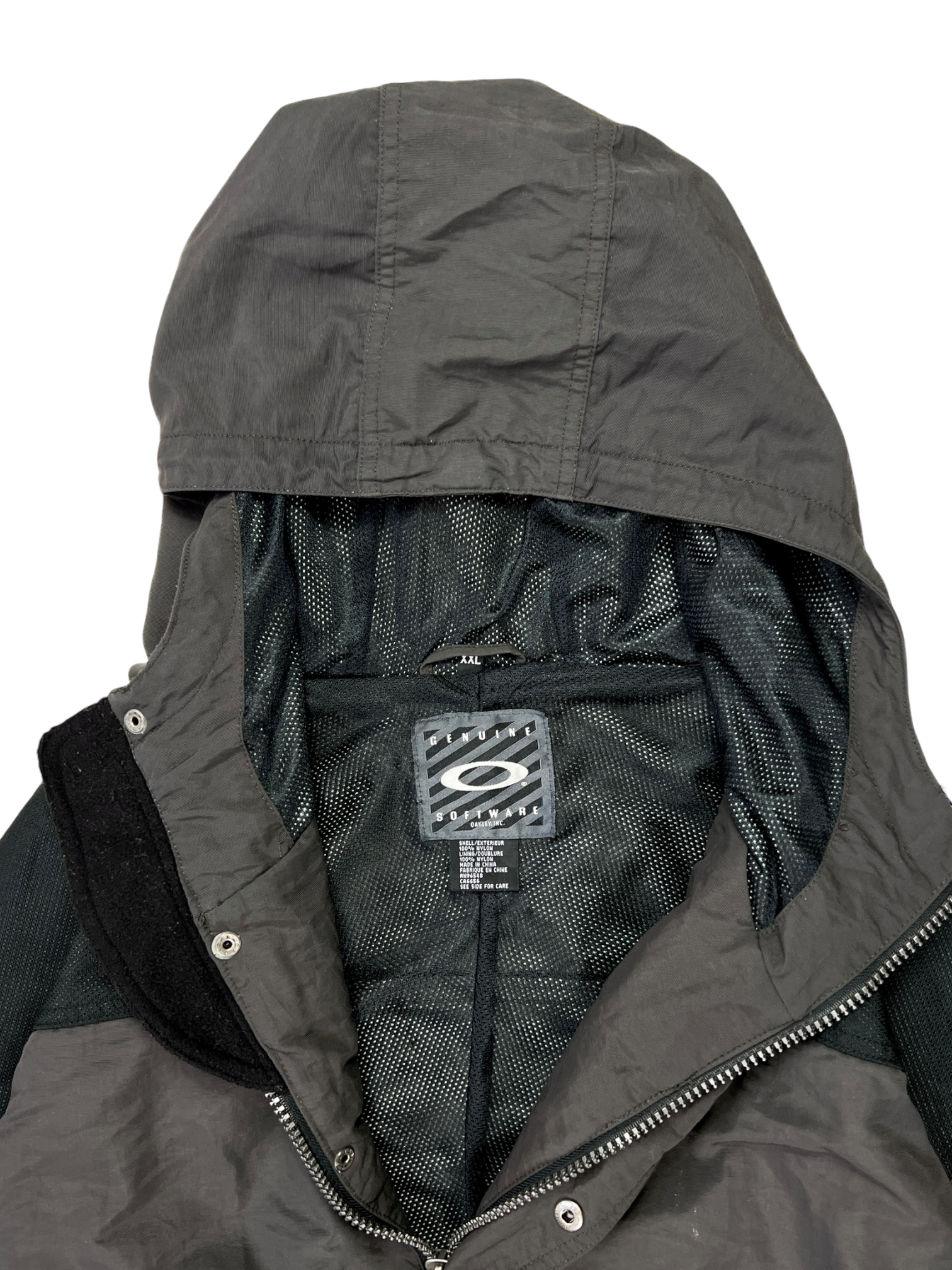 90's Oakley Software Paneled Kangaroo Jacket - XXL