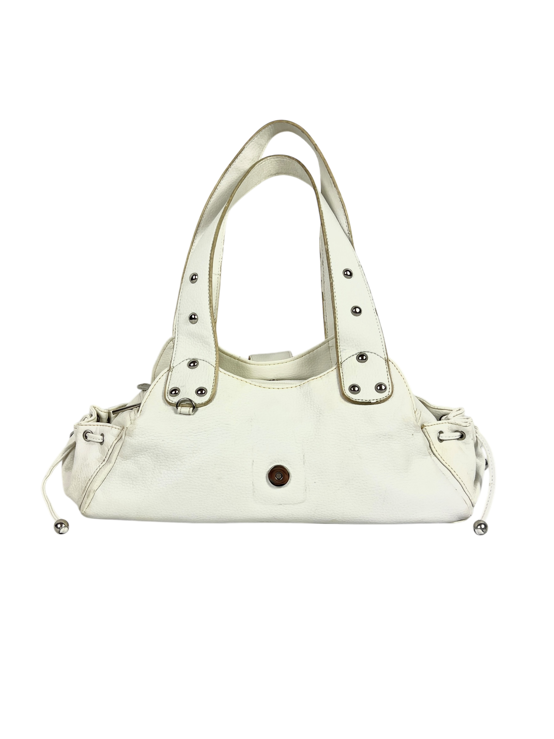 Dolce Gabbana Leather White Hand Bag