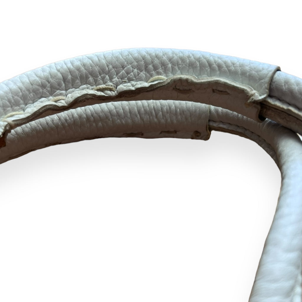 Bolso de mano Jil sander de cuero blanco
