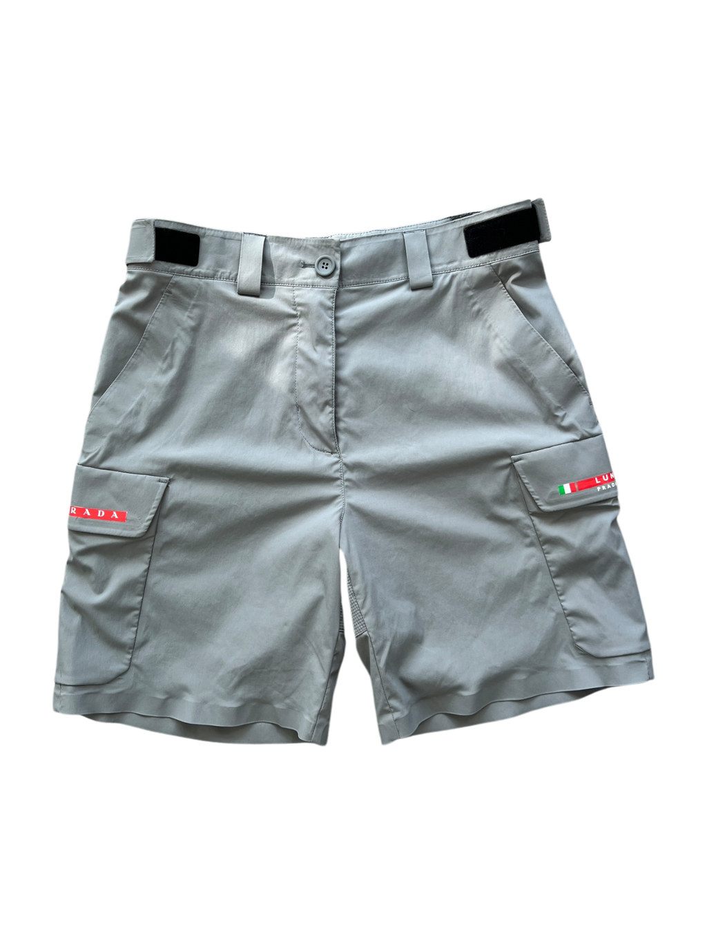 Prada Luna Rossa Pirelli 2024 Grey Technical Shorts