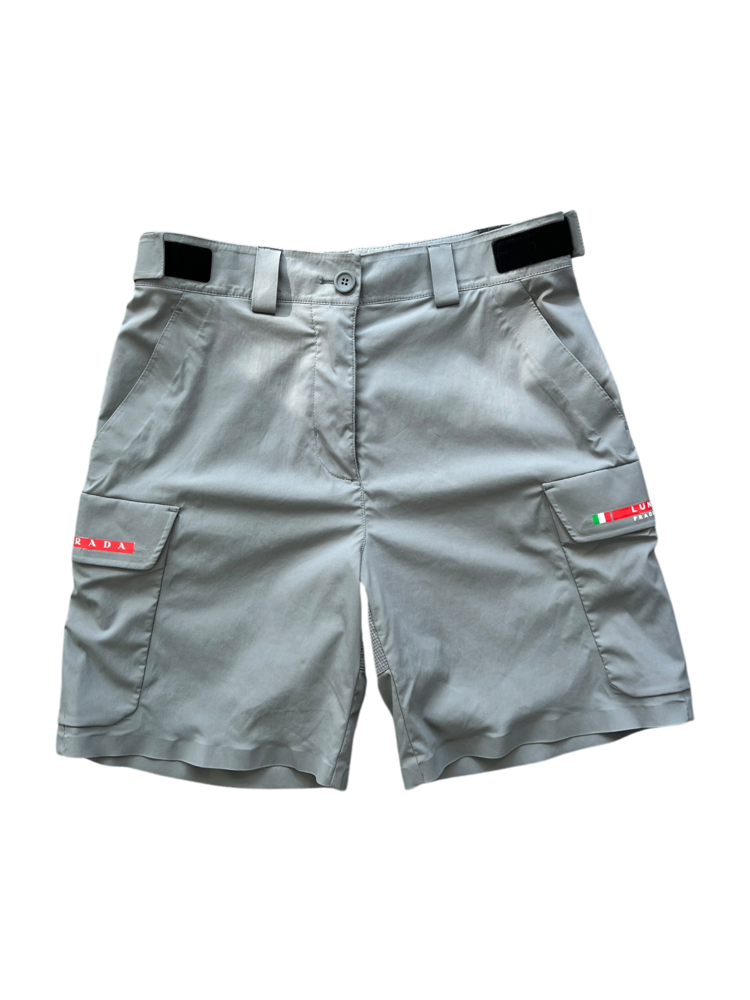 Prada Luna Rossa Pirelli 2024 Grey Technical Shorts