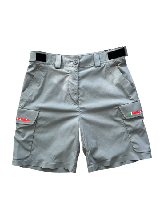 Prada Luna Rossa Pirelli 2024 Grey Technical Shorts
