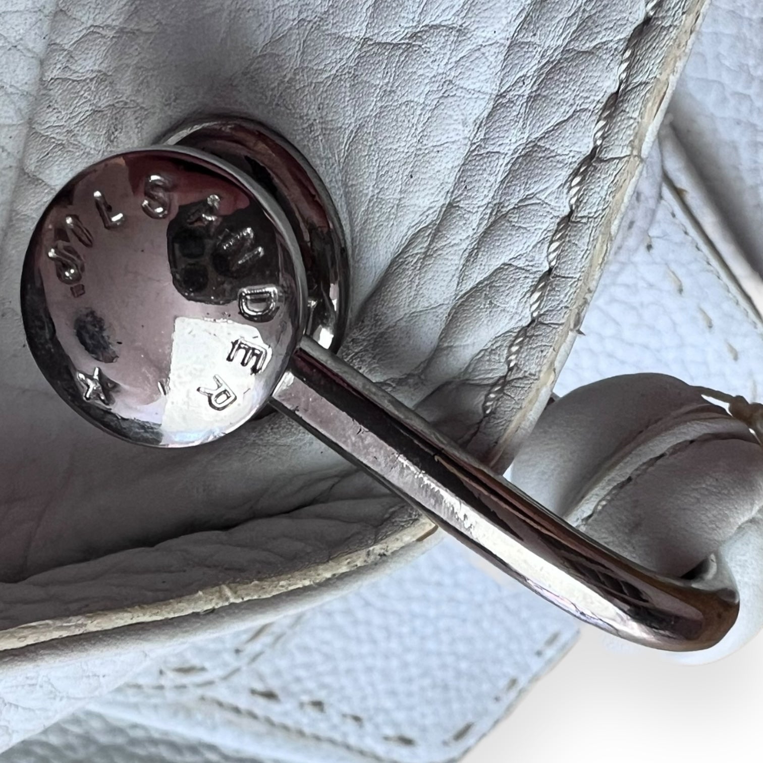 Bolso de mano Jil sander de cuero blanco