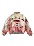 90's Avirex Virginia Ins Champs distressed bomber jacket - L