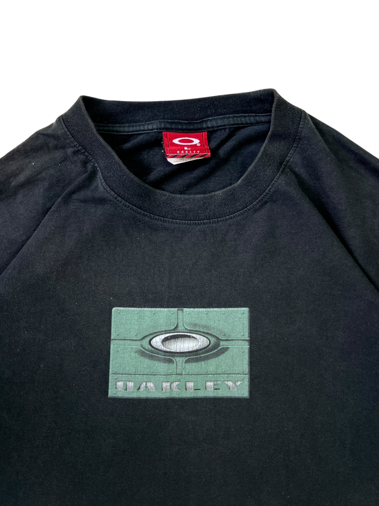 Early 00's Oakley icon graphic tee - L