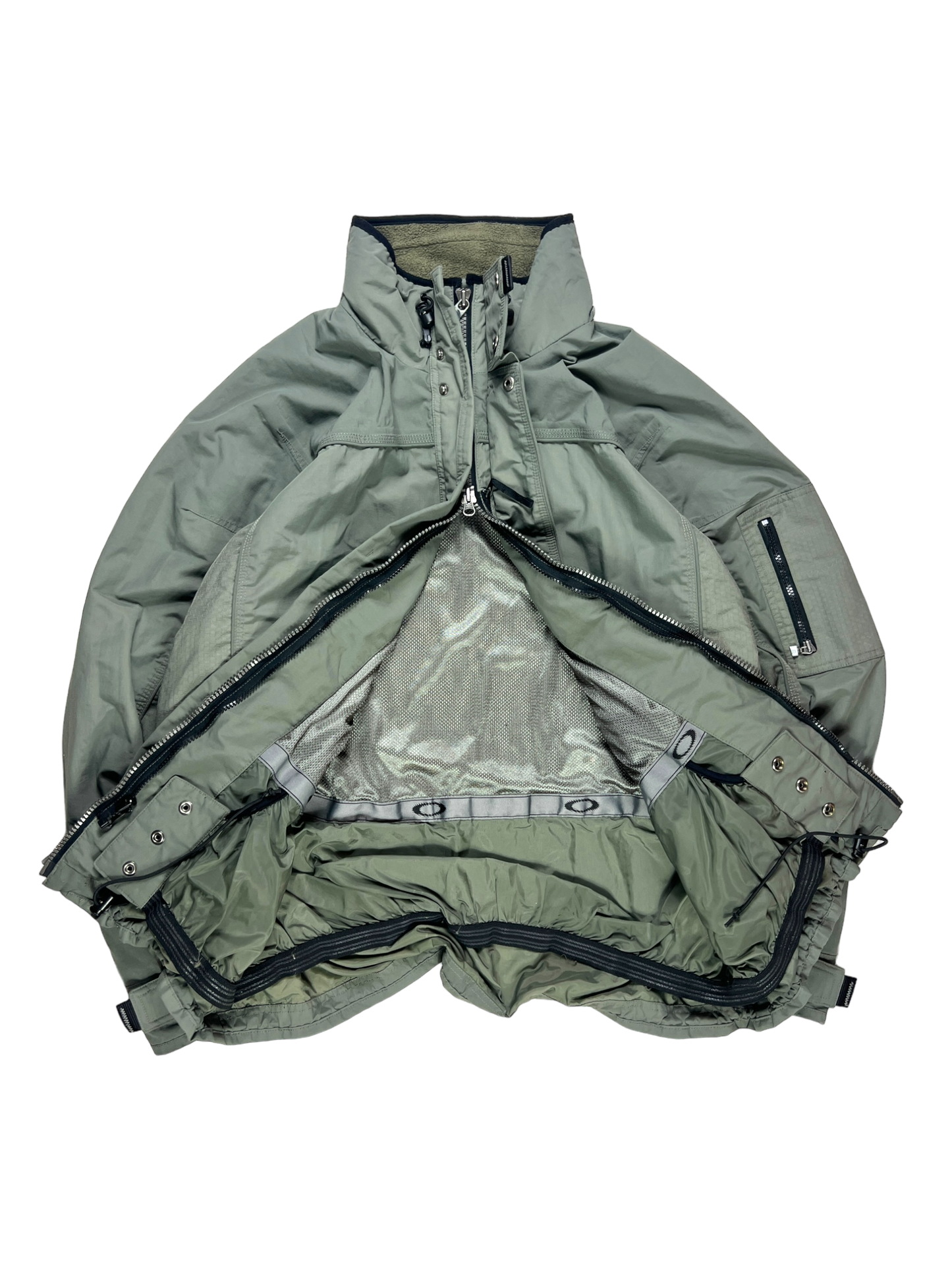 90's Oakley software hardshell waterproof jacket - L