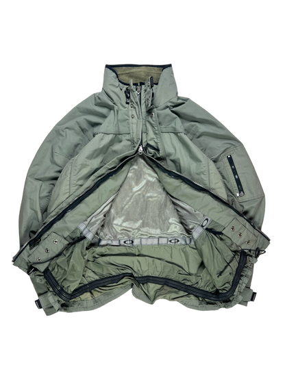 90's Oakley software hardshell waterproof jacket - L