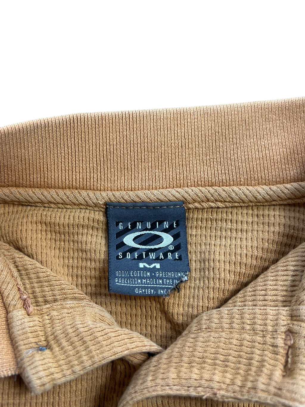 90's Oakley Software Waffle Center Icon Polo