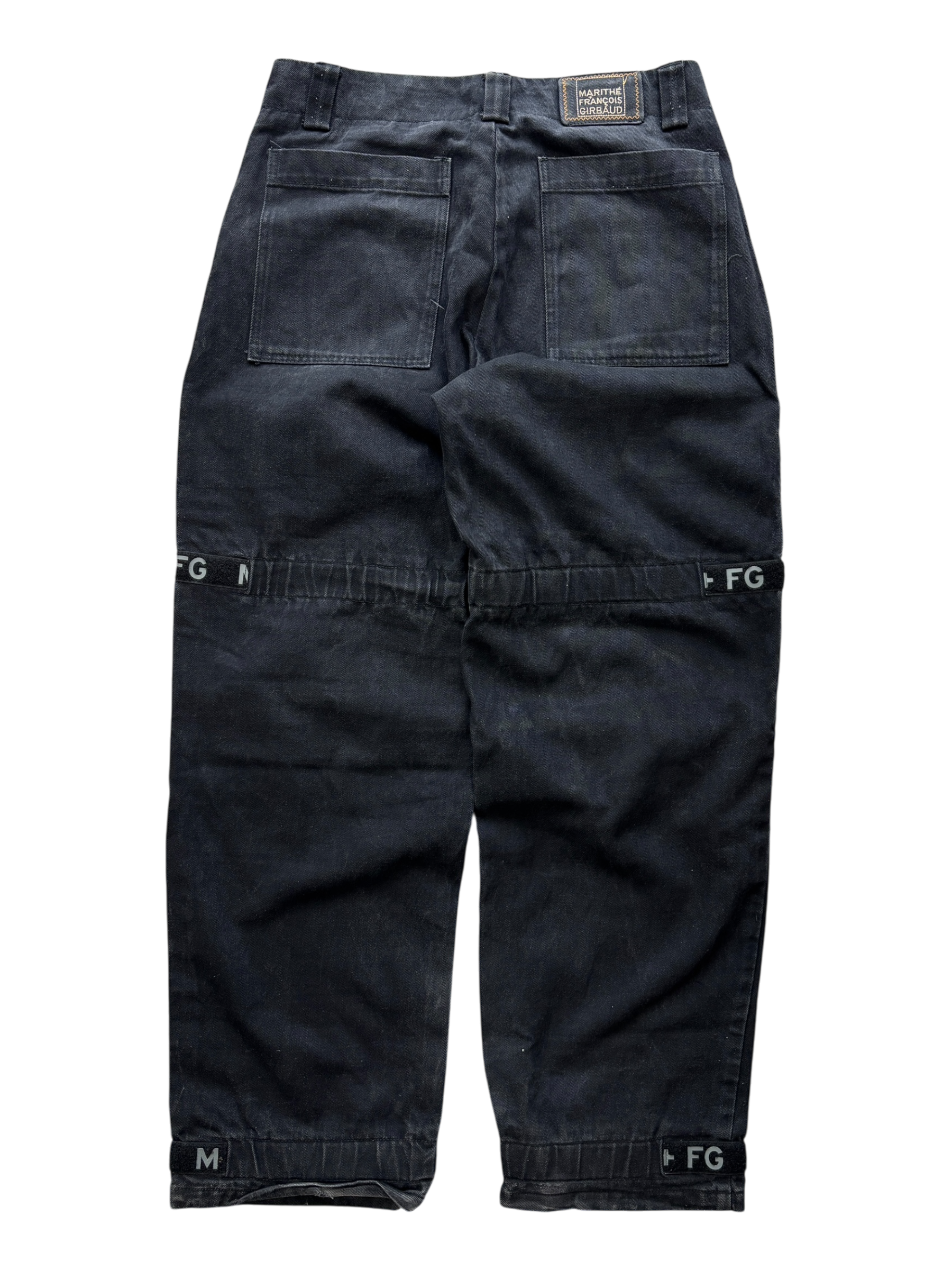 VINTAGE MARITHE FRANCOIS GIRBAUD SHUTTLE TAPE JEANS