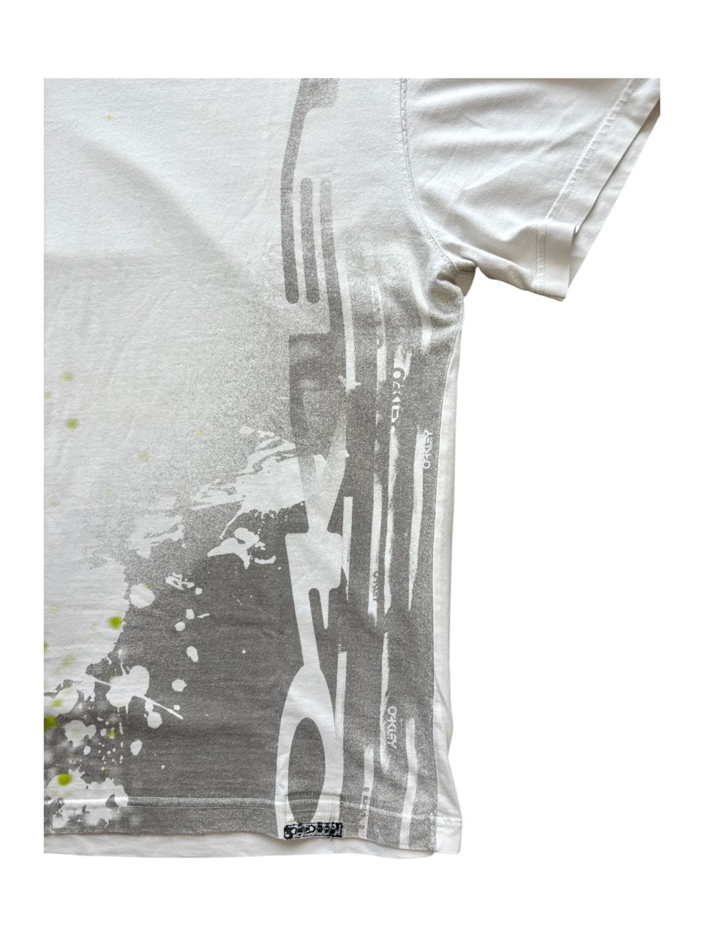 OAKLEY SOFTWARE VERTICAL SPELL OUT TEE