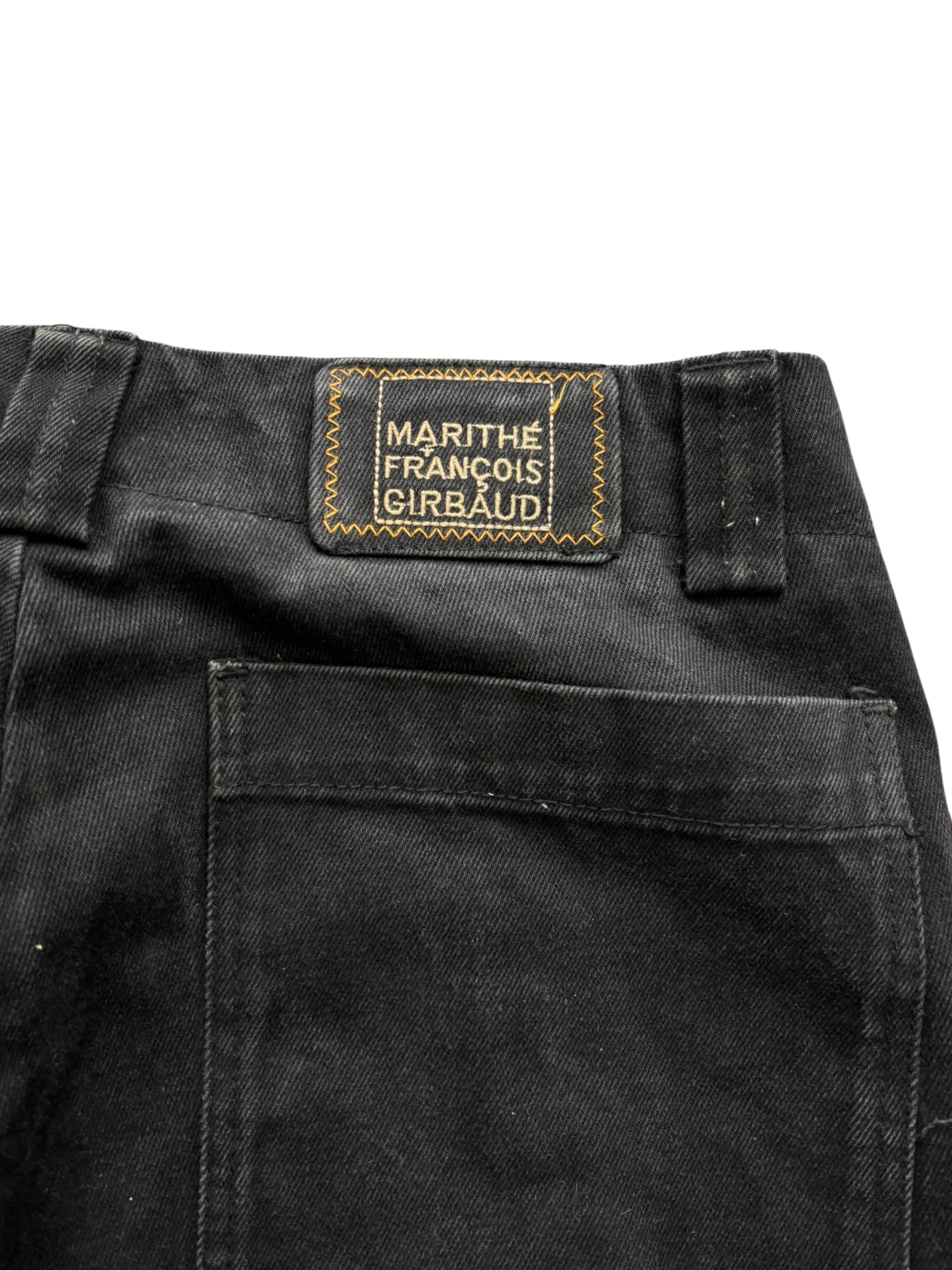 VINTAGE MARITHE FRANCOIS GIRBAUD SHUTTLE TAPE JEANS