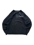 00'S QUICKSILVER SPELL OUT KNIT SWEATER