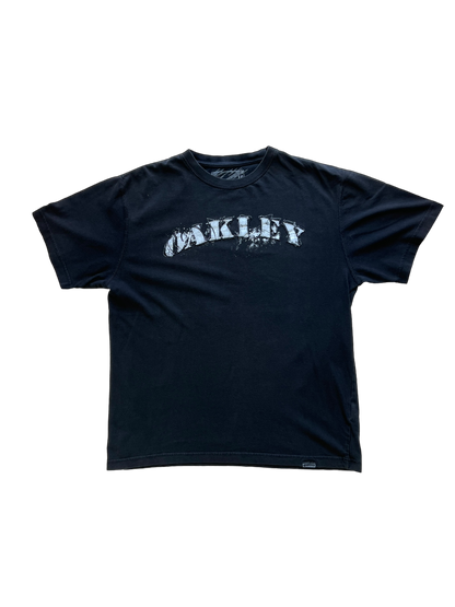 00's Oakley spell out tee - L