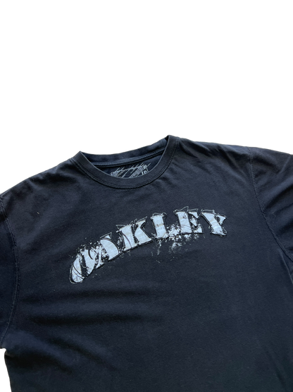 00's Oakley spell out tee - L