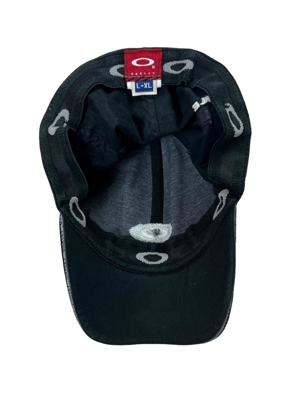 【90s ~ 00s OAKLEY SOFTWARE】fitted cap Vintage Oakley Software Corduroy Fitted Hat Cap Navy Blue Small