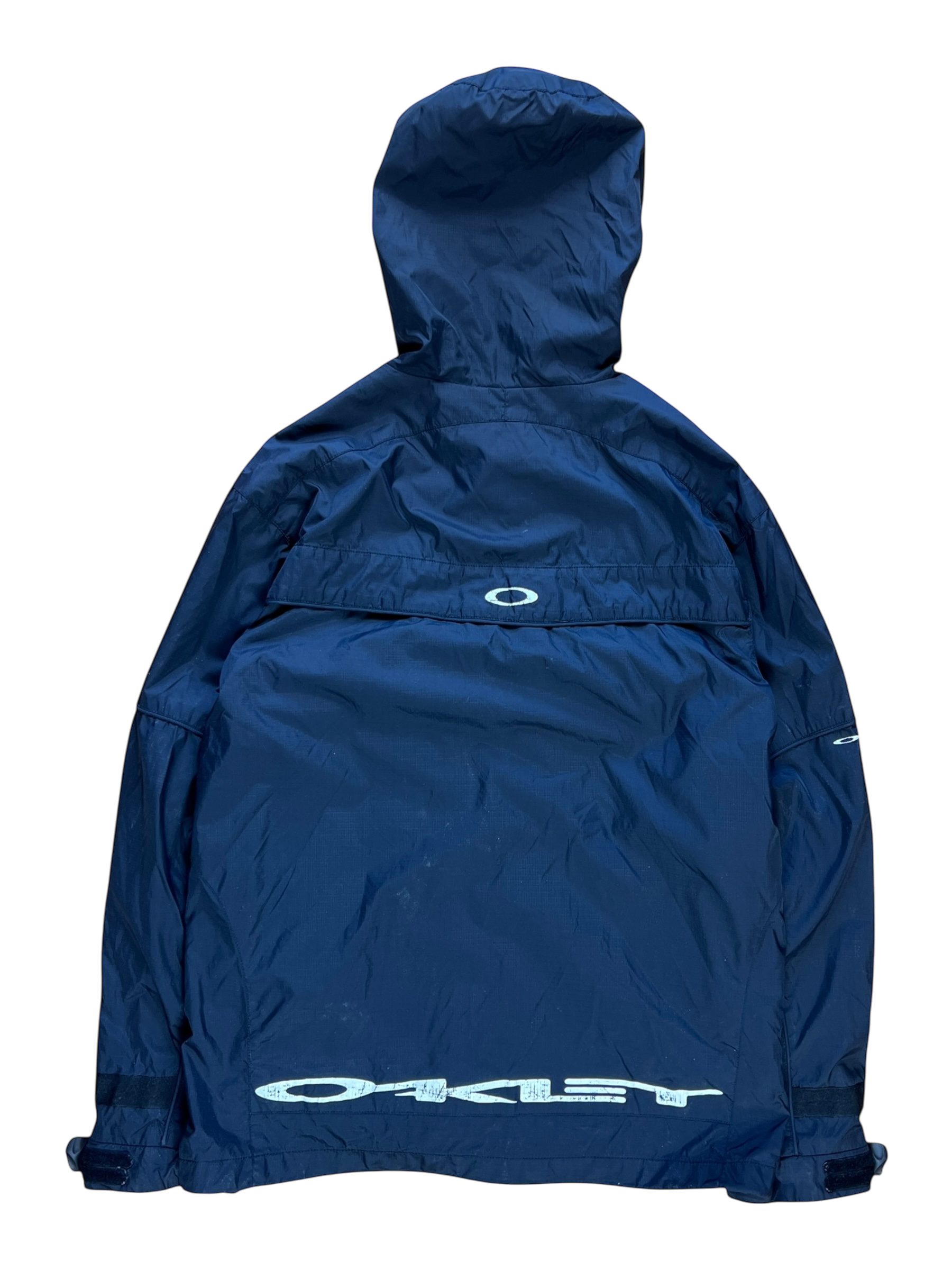 2000's Oakley Spell Out Stretch Logo Windbreaker Jacket