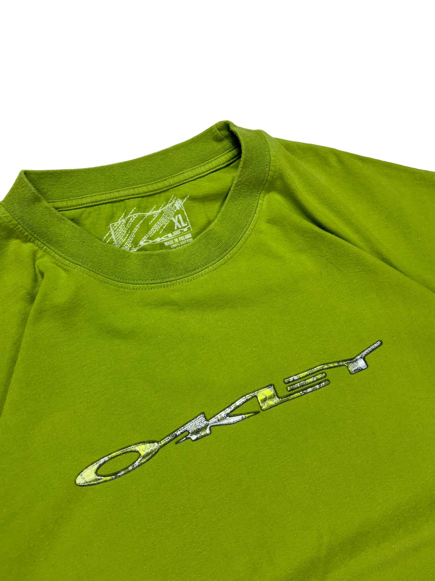 00''s Oakley green icon tee - XL