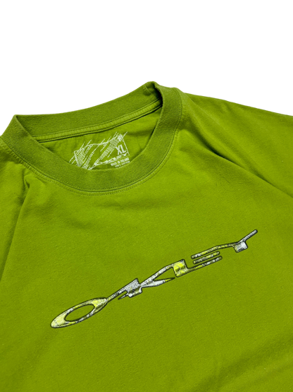 00''s Oakley green icon tee - XL