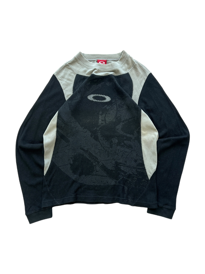 Early 2000's Oakley Mesh Long Sleeve Icon Tee